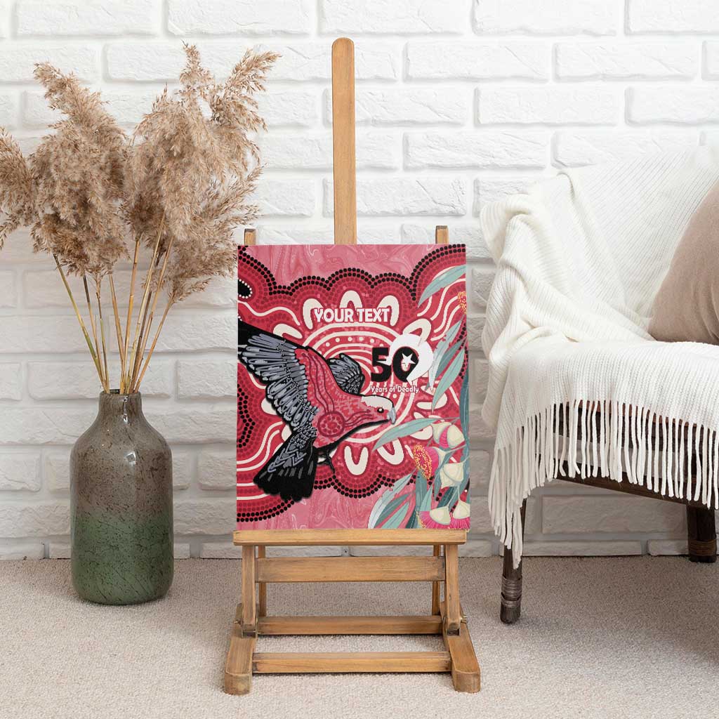 Personalised Australia Galah NAIDOC Week 2026 Canvas Wall Art 50 Years of Deadly Aboriginal Art