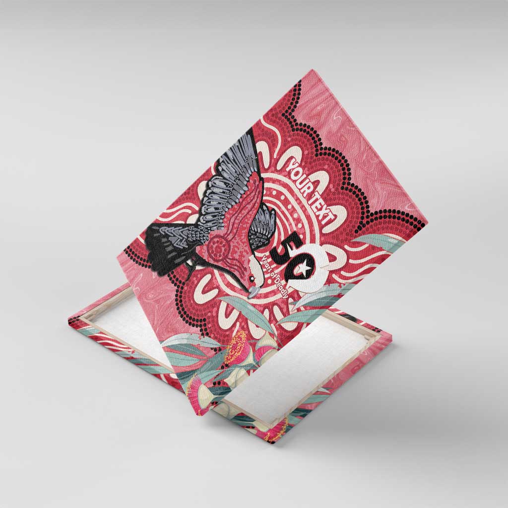 Personalised Australia Galah NAIDOC Week 2026 Canvas Wall Art 50 Years of Deadly Aboriginal Art