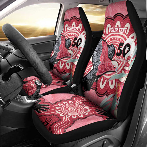 Personalised Australia Galah NAIDOC Week 2026 Car Seat Cover 50 Years of Deadly Aboriginal Art