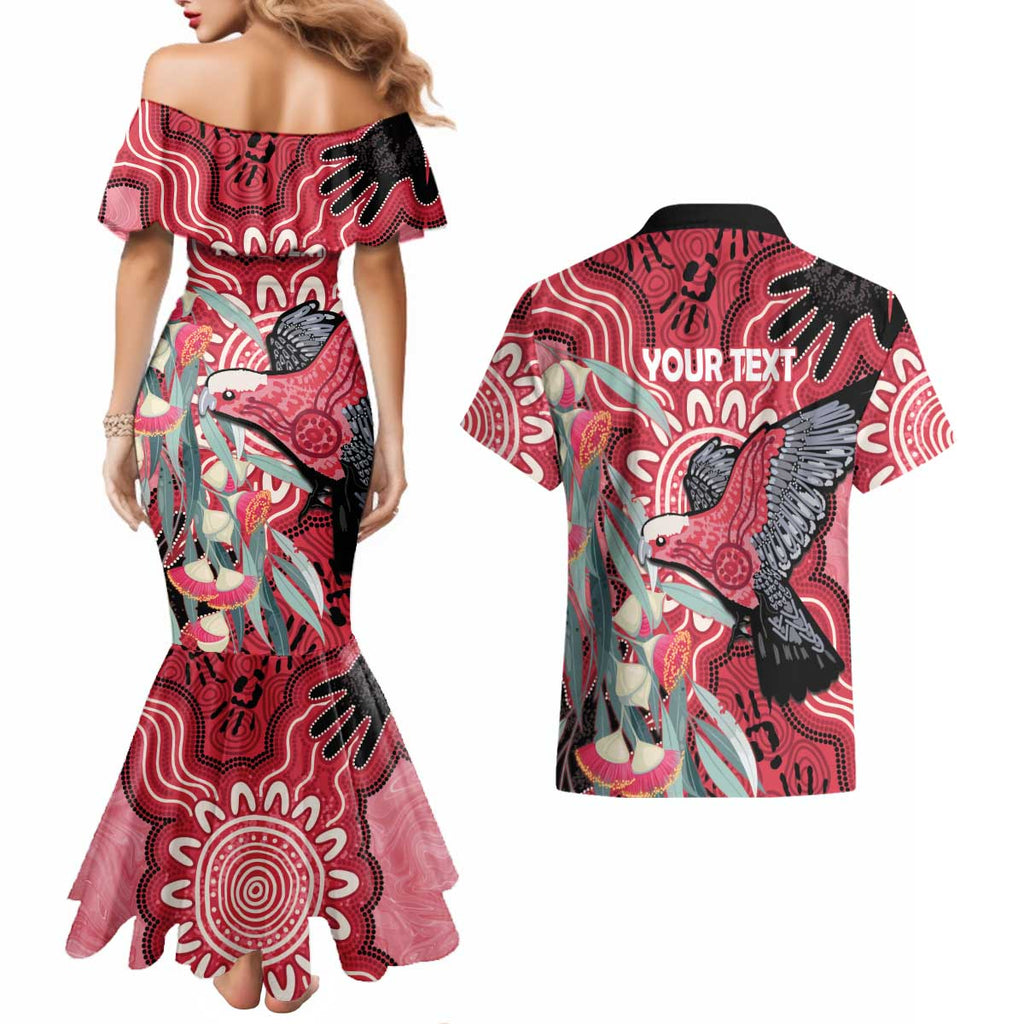 Personalised Australia Galah NAIDOC Week 2026 Couples Matching Mermaid Dress and Hawaiian Shirt 50 Years of Deadly Aboriginal Art