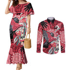 Personalised Australia Galah NAIDOC Week 2026 Couples Matching Mermaid Dress and Long Sleeve Button Shirt 50 Years of Deadly Aboriginal Art