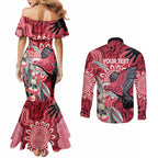 Personalised Australia Galah NAIDOC Week 2026 Couples Matching Mermaid Dress and Long Sleeve Button Shirt 50 Years of Deadly Aboriginal Art