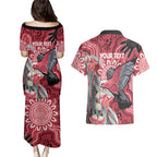 Personalised Australia Galah NAIDOC Week 2026 Couples Matching Puletasi and Hawaiian Shirt 50 Years of Deadly Aboriginal Art