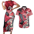 Personalised Australia Galah NAIDOC Week 2026 Couples Matching Short Sleeve Bodycon Dress and Hawaiian Shirt 50 Years of Deadly Aboriginal Art