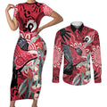 Personalised Australia Galah NAIDOC Week 2026 Couples Matching Short Sleeve Bodycon Dress and Long Sleeve Button Shirt 50 Years of Deadly Aboriginal Art