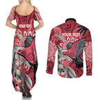 Personalised Australia Galah NAIDOC Week 2026 Couples Matching Summer Maxi Dress and Long Sleeve Button Shirt 50 Years of Deadly Aboriginal Art