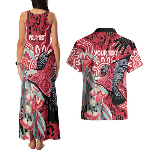 Personalised Australia Galah NAIDOC Week 2026 Couples Matching Tank Maxi Dress and Hawaiian Shirt 50 Years of Deadly Aboriginal Art