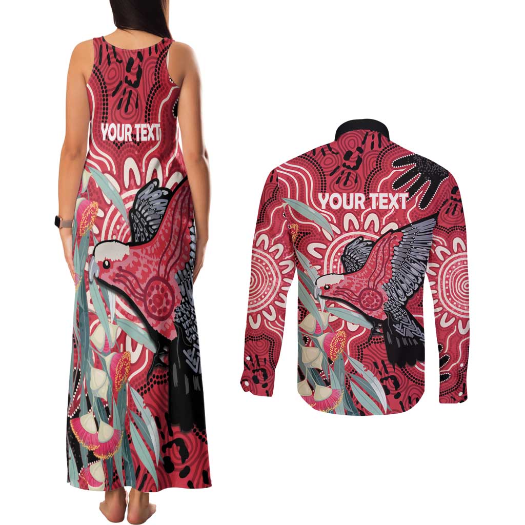 Personalised Australia Galah NAIDOC Week 2026 Couples Matching Tank Maxi Dress and Long Sleeve Button Shirt 50 Years of Deadly Aboriginal Art