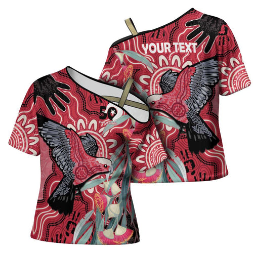 Personalised Australia Galah NAIDOC Week 2026 Cross Shoulder Shirt 50 Years of Deadly Aboriginal Art