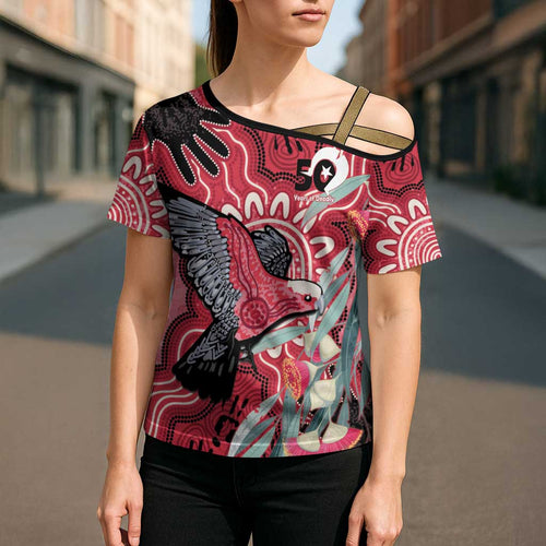 Personalised Australia Galah NAIDOC Week 2026 Cross Shoulder Shirt 50 Years of Deadly Aboriginal Art