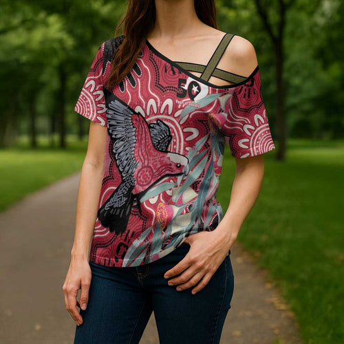 Personalised Australia Galah NAIDOC Week 2026 Cross Shoulder Shirt 50 Years of Deadly Aboriginal Art