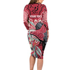 Personalised Australia Galah NAIDOC Week 2026 Family Matching Long Sleeve Bodycon Dress and Hawaiian Shirt 50 Years of Deadly Aboriginal Art