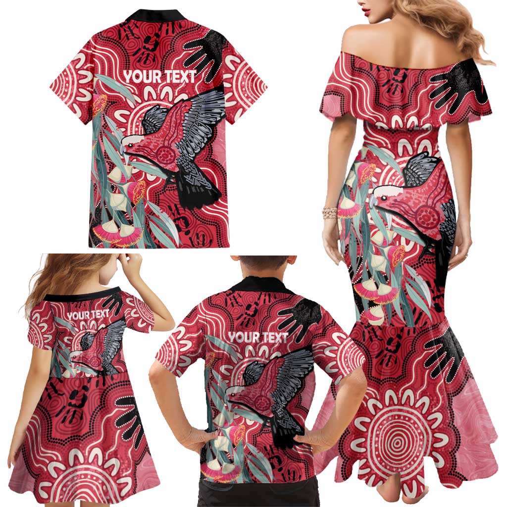 Personalised Australia Galah NAIDOC Week 2026 Family Matching Mermaid Dress and Hawaiian Shirt 50 Years of Deadly Aboriginal Art