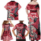 Personalised Australia Galah NAIDOC Week 2026 Family Matching Off Shoulder Maxi Dress and Hawaiian Shirt 50 Years of Deadly Aboriginal Art