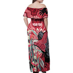 Personalised Australia Galah NAIDOC Week 2026 Family Matching Off Shoulder Maxi Dress and Hawaiian Shirt 50 Years of Deadly Aboriginal Art