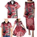 Personalised Australia Galah NAIDOC Week 2026 Family Matching Puletasi and Hawaiian Shirt 50 Years of Deadly Aboriginal Art