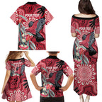 Personalised Australia Galah NAIDOC Week 2026 Family Matching Puletasi and Hawaiian Shirt 50 Years of Deadly Aboriginal Art
