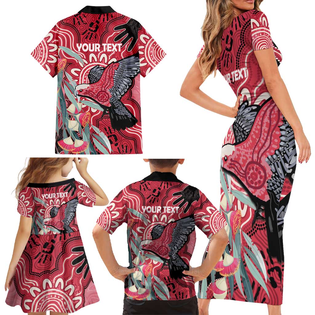 Personalised Australia Galah NAIDOC Week 2026 Family Matching Short Sleeve Bodycon Dress and Hawaiian Shirt 50 Years of Deadly Aboriginal Art