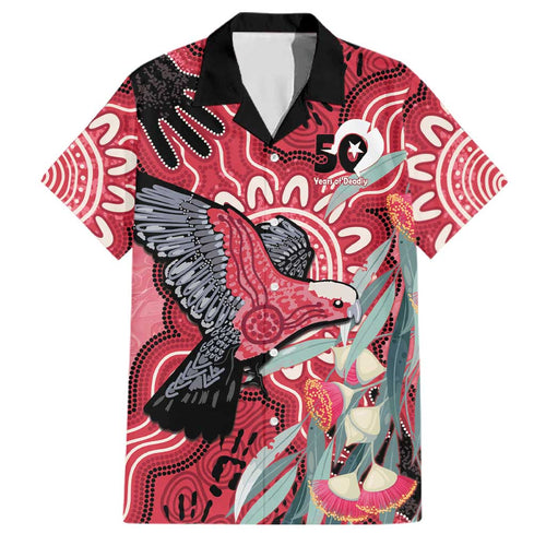 Personalised Australia Galah NAIDOC Week 2026 Family Matching Short Sleeve Bodycon Dress and Hawaiian Shirt 50 Years of Deadly Aboriginal Art