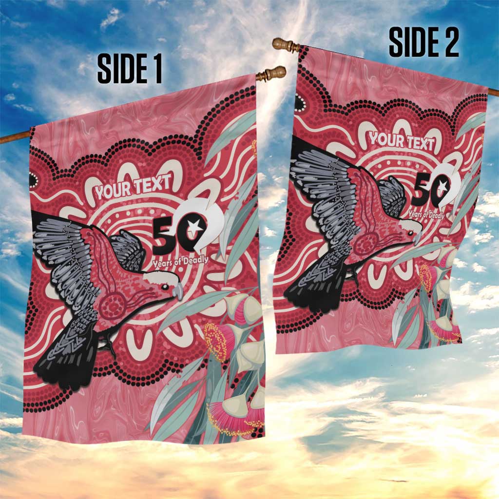 Personalised Australia Galah NAIDOC Week 2026 Garden Flag 50 Years of Deadly Aboriginal Art