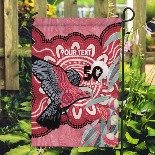 Personalised Australia Galah NAIDOC Week 2026 Garden Flag 50 Years of Deadly Aboriginal Art