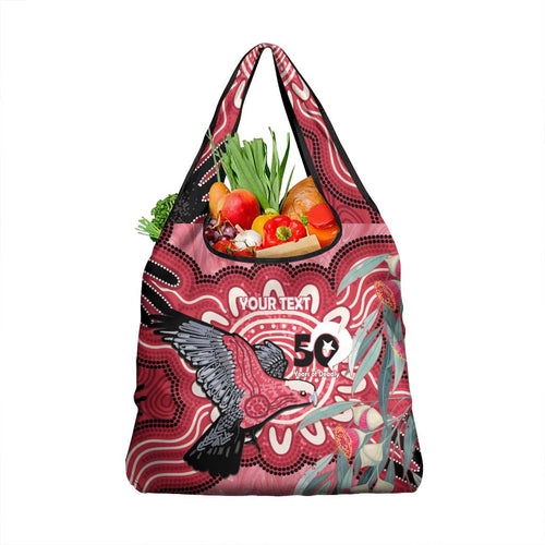 Personalised Australia Galah NAIDOC Week 2026 Grocery Bag 50 Years of Deadly Aboriginal Art