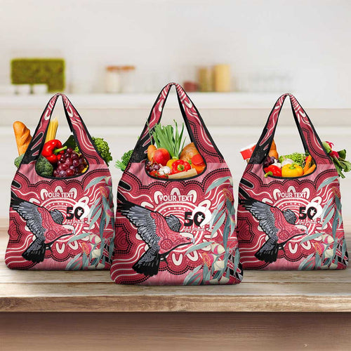 Personalised Australia Galah NAIDOC Week 2026 Grocery Bag 50 Years of Deadly Aboriginal Art