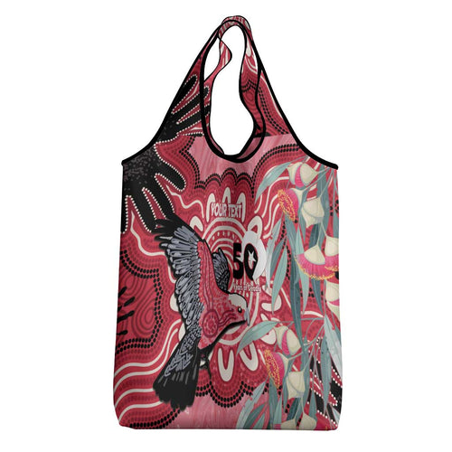 Personalised Australia Galah NAIDOC Week 2026 Grocery Bag 50 Years of Deadly Aboriginal Art