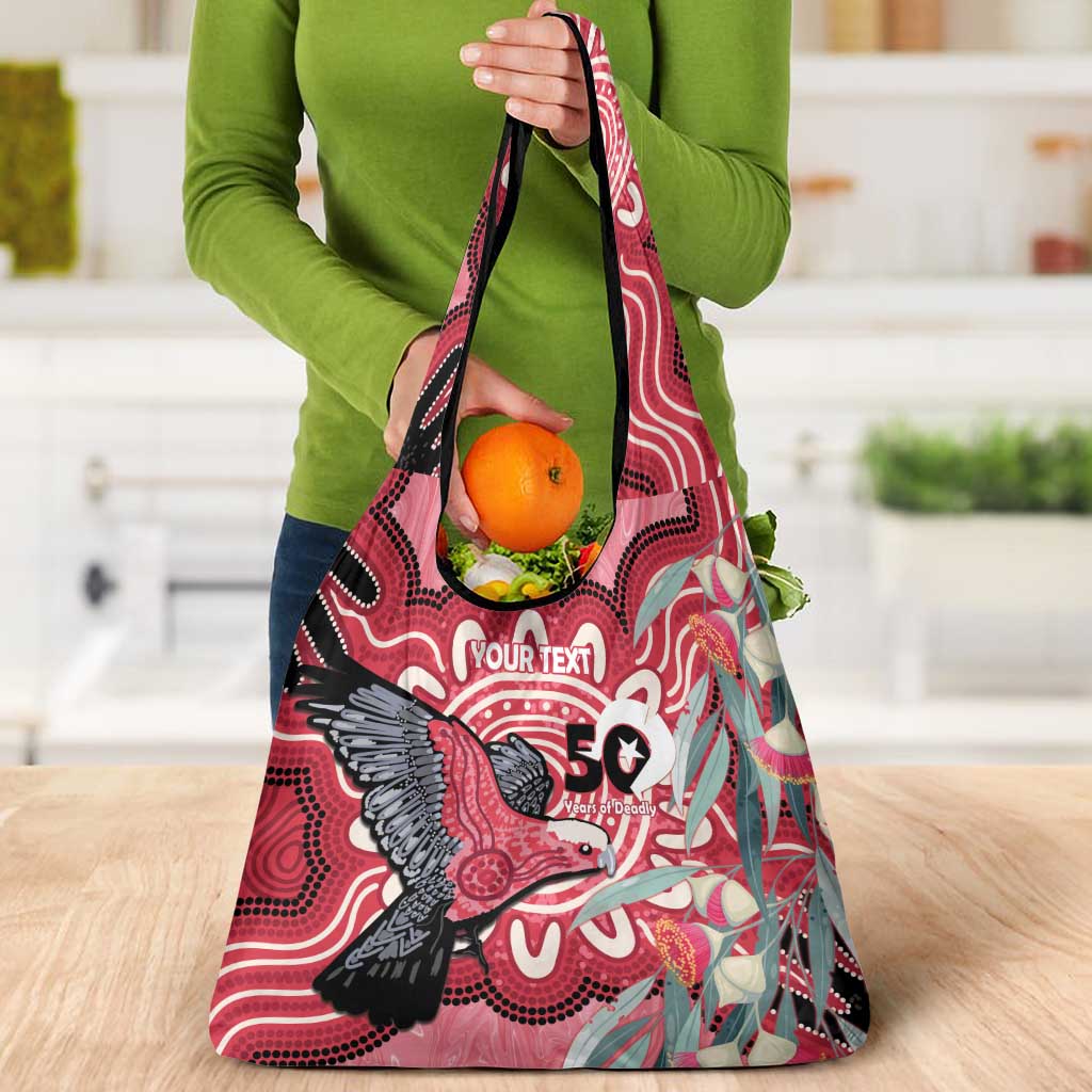 Personalised Australia Galah NAIDOC Week 2026 Grocery Bag 50 Years of Deadly Aboriginal Art