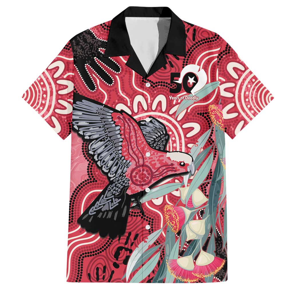 Personalised Australia Galah NAIDOC Week 2026 Hawaiian Shirt 50 Years of Deadly Aboriginal Art
