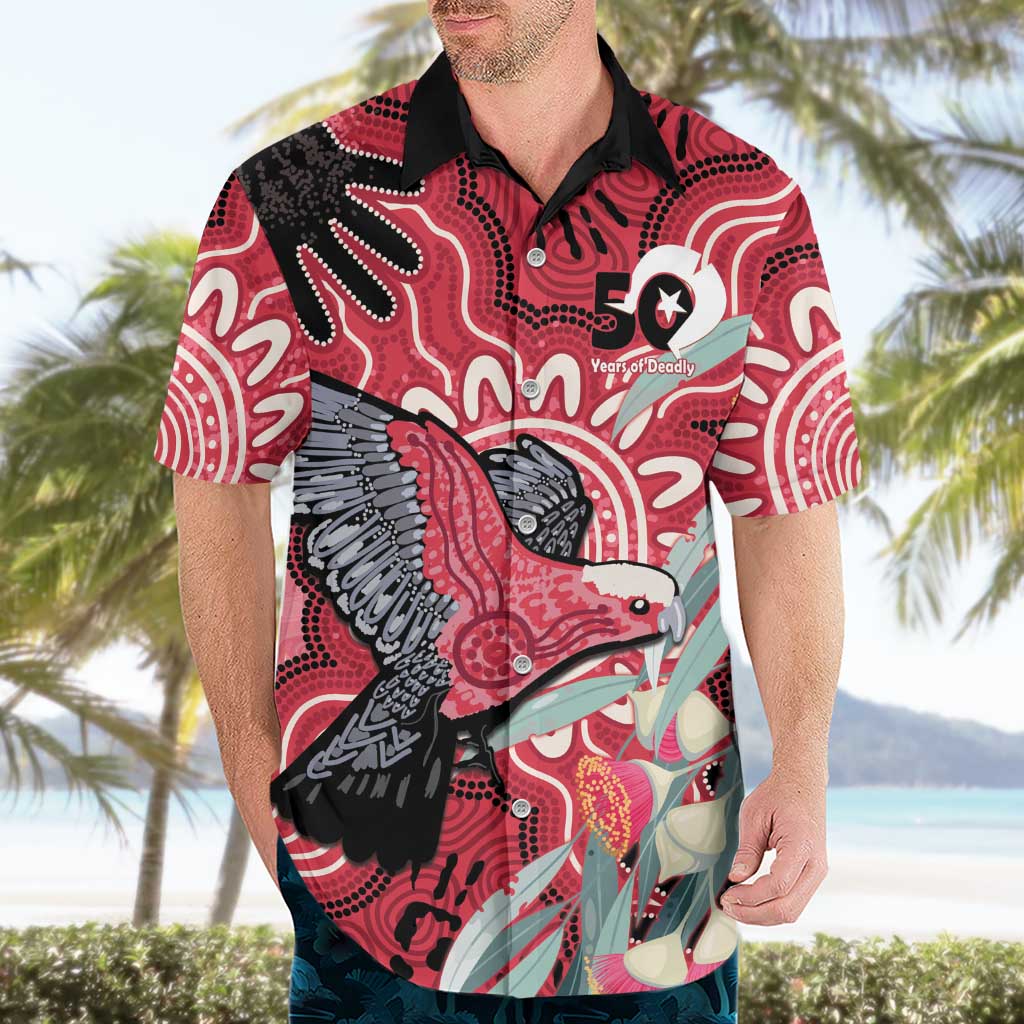 Personalised Australia Galah NAIDOC Week 2026 Hawaiian Shirt 50 Years of Deadly Aboriginal Art
