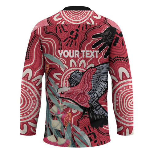 Personalised Australia Galah NAIDOC Week 2026 Hockey Jersey 50 Years of Deadly Aboriginal Art