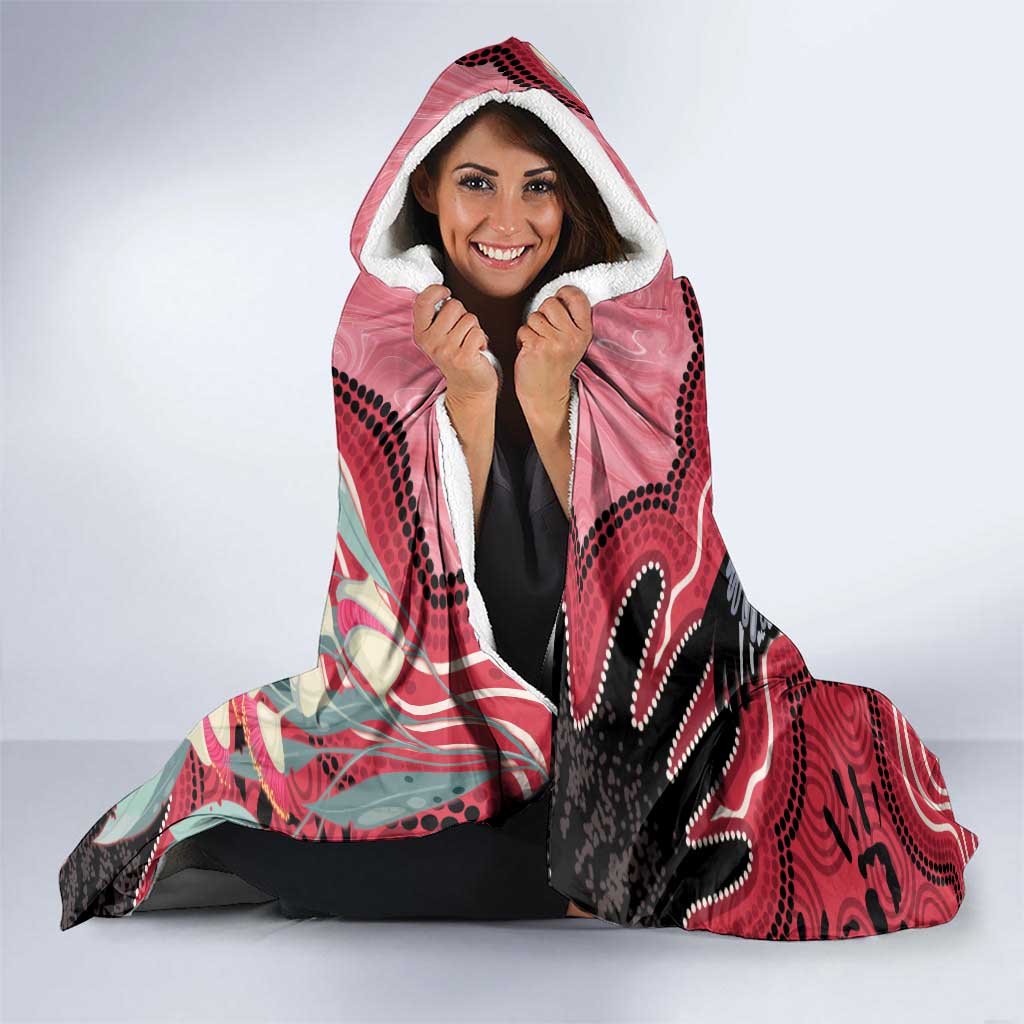 Personalised Australia Galah NAIDOC Week 2026 Hooded Blanket 50 Years of Deadly Aboriginal Art