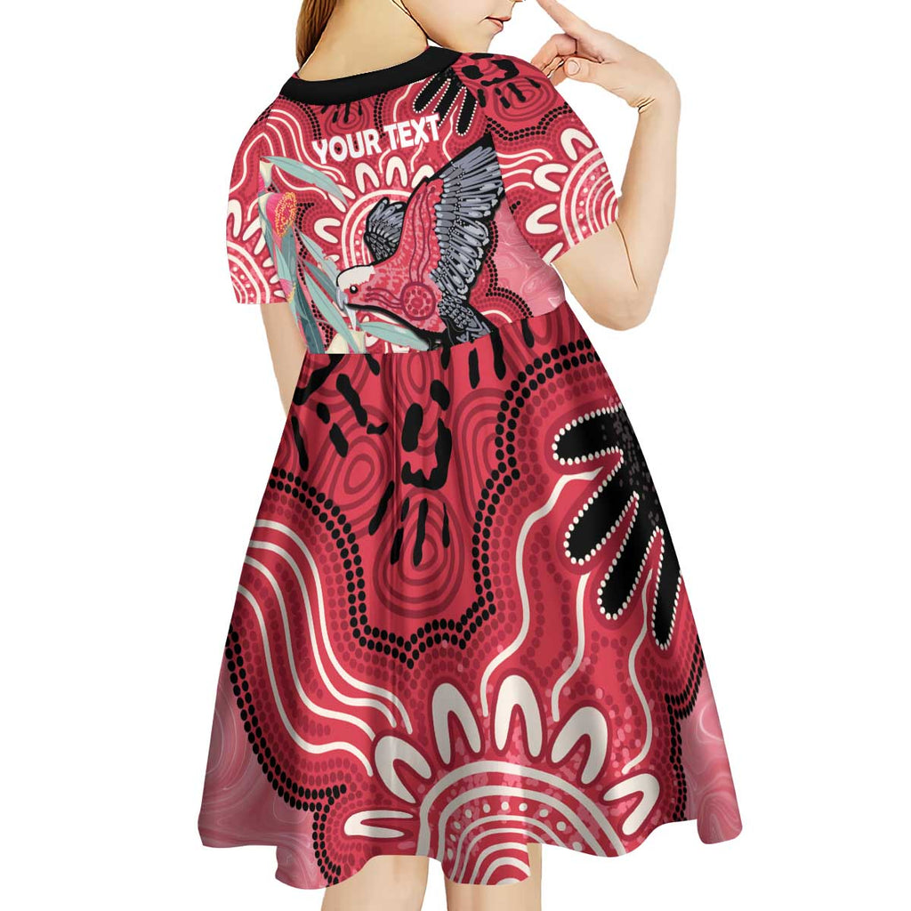 Personalised Australia Galah NAIDOC Week 2026 Kid Short Sleeve Dress 50 Years of Deadly Aboriginal Art