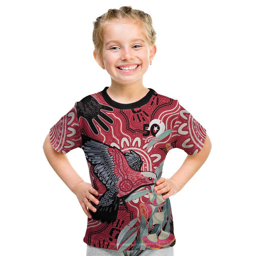 Personalised Australia Galah NAIDOC Week 2026 Kid T Shirt 50 Years of Deadly Aboriginal Art