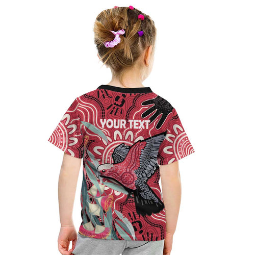 Personalised Australia Galah NAIDOC Week 2026 Kid T Shirt 50 Years of Deadly Aboriginal Art