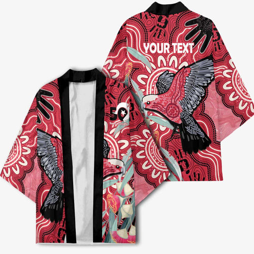 Personalised Australia Galah NAIDOC Week 2026 Kimono 50 Years of Deadly Aboriginal Art