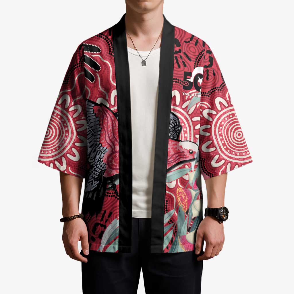 Personalised Australia Galah NAIDOC Week 2026 Kimono 50 Years of Deadly Aboriginal Art