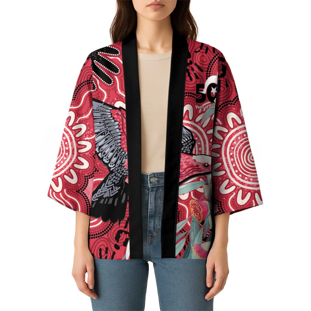 Personalised Australia Galah NAIDOC Week 2026 Kimono 50 Years of Deadly Aboriginal Art