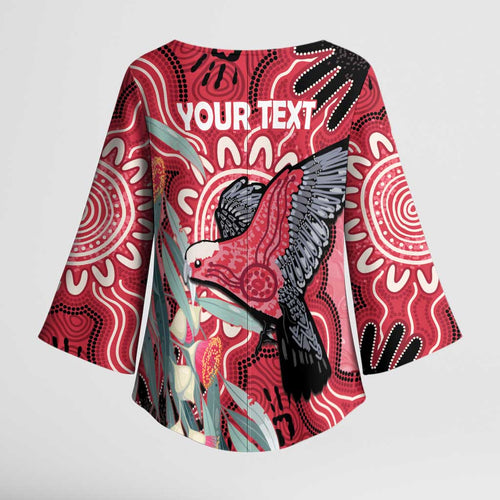 Personalised Australia Galah NAIDOC Week 2026 Kimono Sleeve Blouse 50 Years of Deadly Aboriginal Art