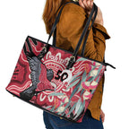 Personalised Australia Galah NAIDOC Week 2026 Leather Tote Bag 50 Years of Deadly Aboriginal Art