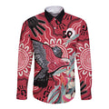 Personalised Australia Galah NAIDOC Week 2026 Long Sleeve Button Shirt 50 Years of Deadly Aboriginal Art