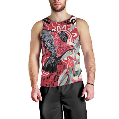 Personalised Australia Galah NAIDOC Week 2026 Men Tank Top 50 Years of Deadly Aboriginal Art