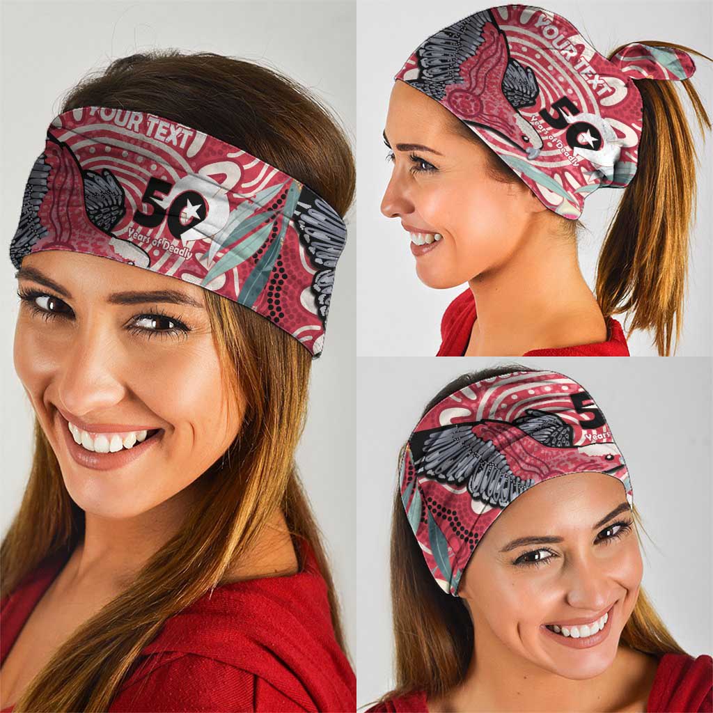 Personalised Australia Galah NAIDOC Week 2026 Neck Gaiter 50 Years of Deadly Aboriginal Art