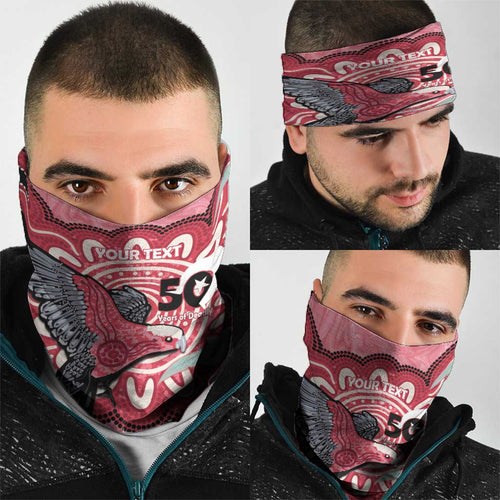 Personalised Australia Galah NAIDOC Week 2026 Neck Gaiter 50 Years of Deadly Aboriginal Art