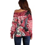 Personalised Australia Galah NAIDOC Week 2026 Off Shoulder Sweater 50 Years of Deadly Aboriginal Art