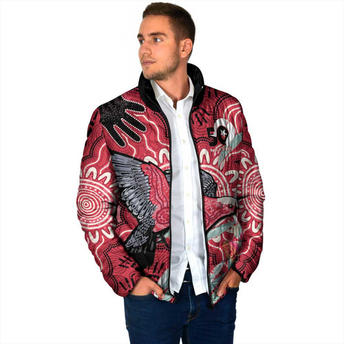 Personalised Australia Galah NAIDOC Week 2026 Padded Jacket 50 Years of Deadly Aboriginal Art