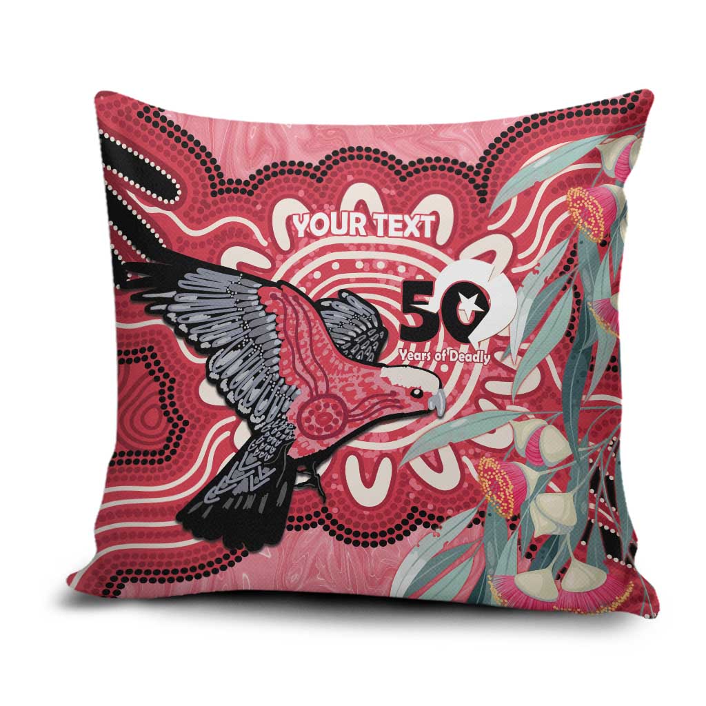 Personalised Australia Galah NAIDOC Week 2026 Pillow Cover 50 Years of Deadly Aboriginal Art