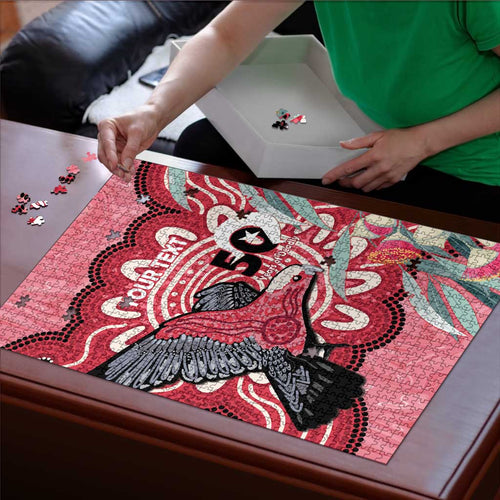 Personalised Australia Galah NAIDOC Week 2026 Puzzle 50 Years of Deadly Aboriginal Art