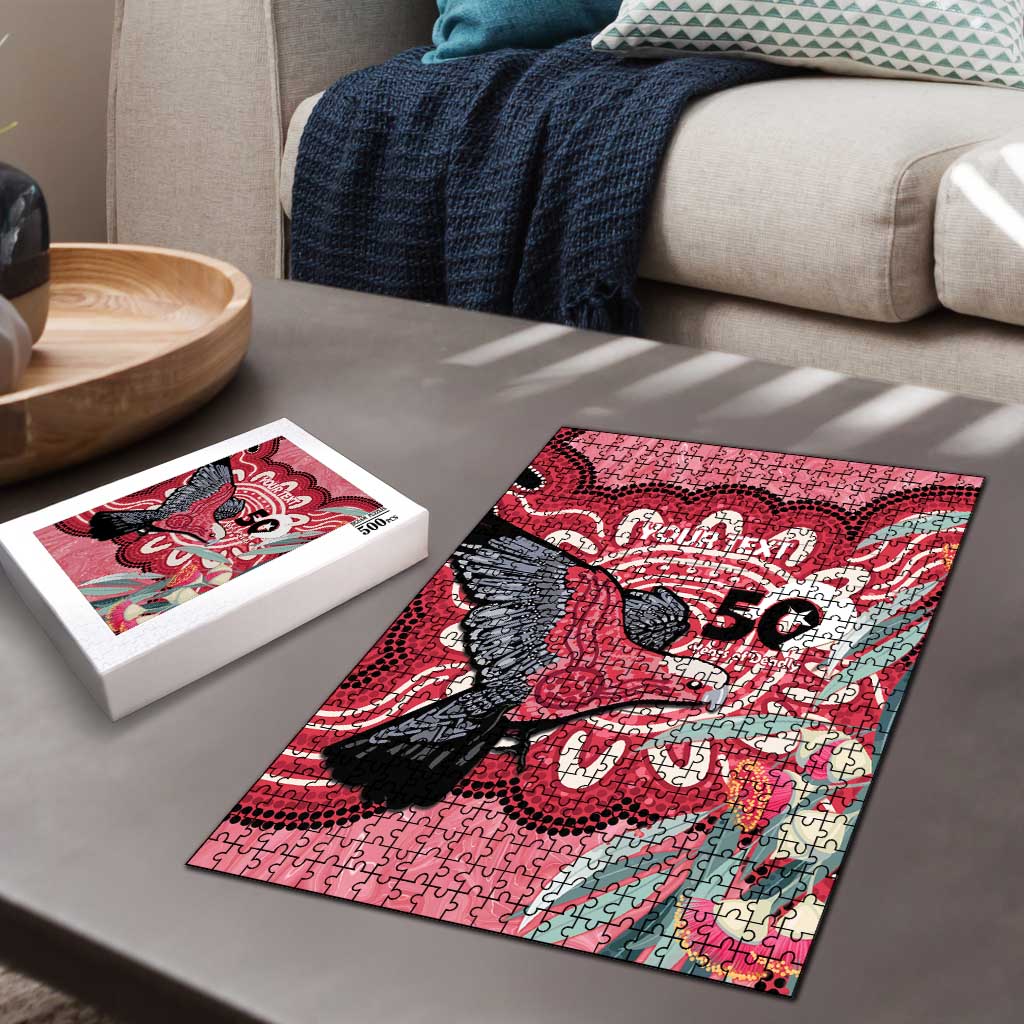 Personalised Australia Galah NAIDOC Week 2026 Puzzle 50 Years of Deadly Aboriginal Art